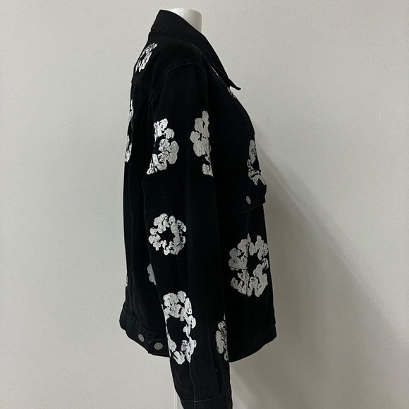 DENIM TEARS x Levi's "Type II" All Over Wreath Jacket Black Large New condition - Picture 8 of 8